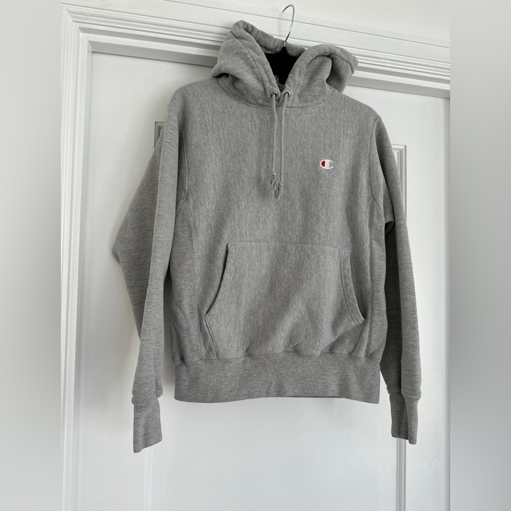 Champion Hoodie Champion Unisex Hoodie Xs Champion Gray Hoodie